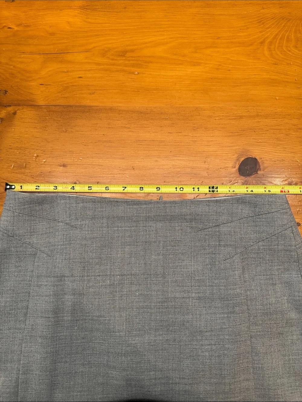 White House Black Market Grey Suit Jacket and Skirt